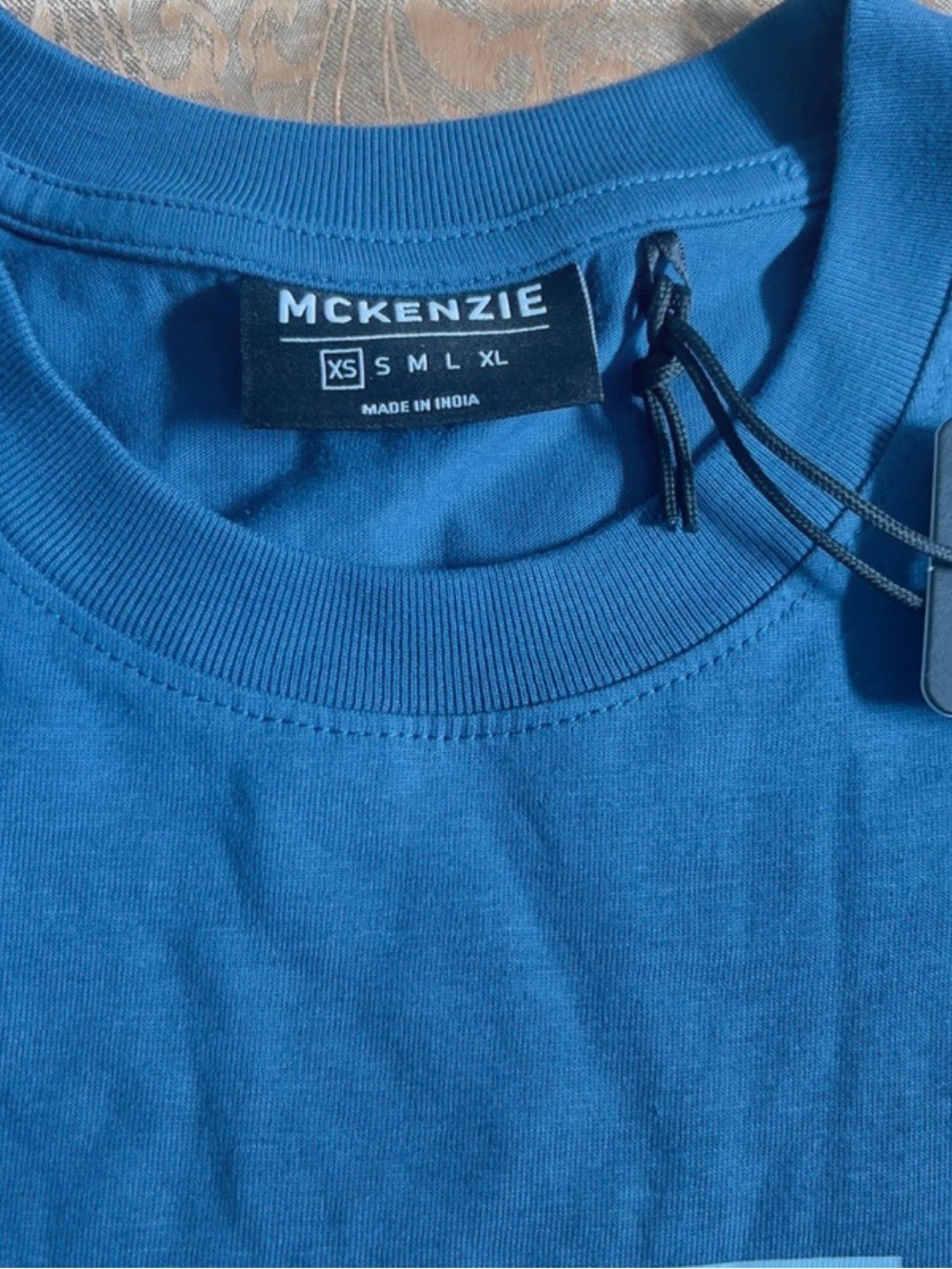 kenzie Blue Graphic MCK Men's Tee New with tags - Picture 2 of 4